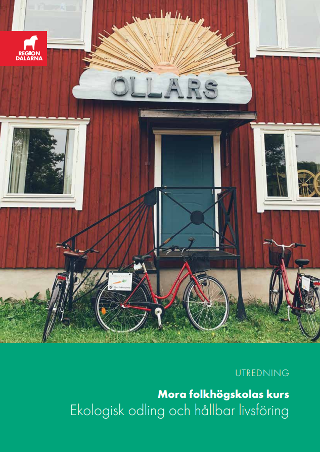 Omslag Mora folkh&ouml;gskolas kurs Ekologisk odling och h&aring;llbar livsf&ouml;ring