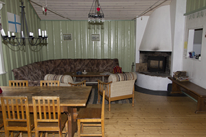 H&auml;ttsj&ouml;stugan interi&ouml;r