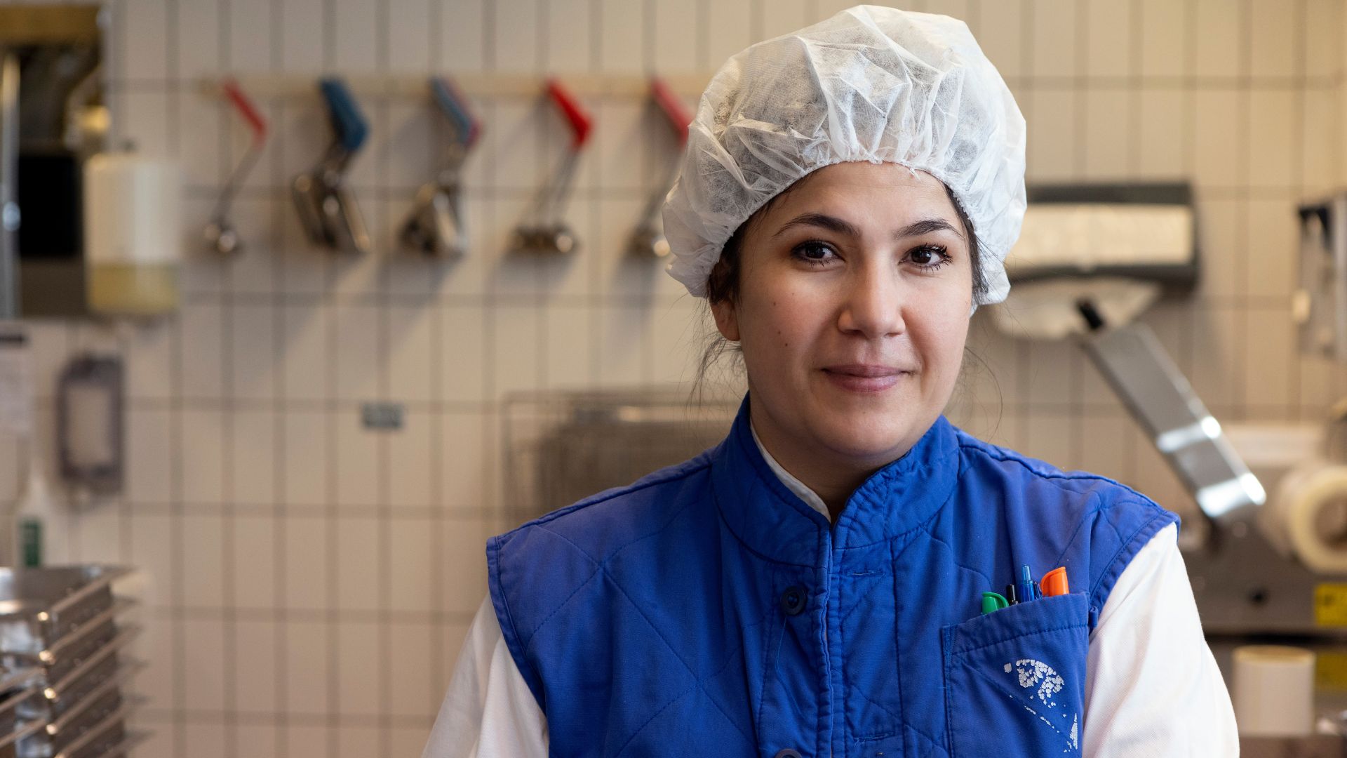 Medarbetare i k&ouml;ket.