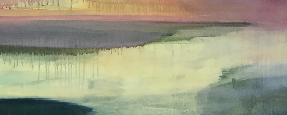 Detalj i en målning. Foto. 