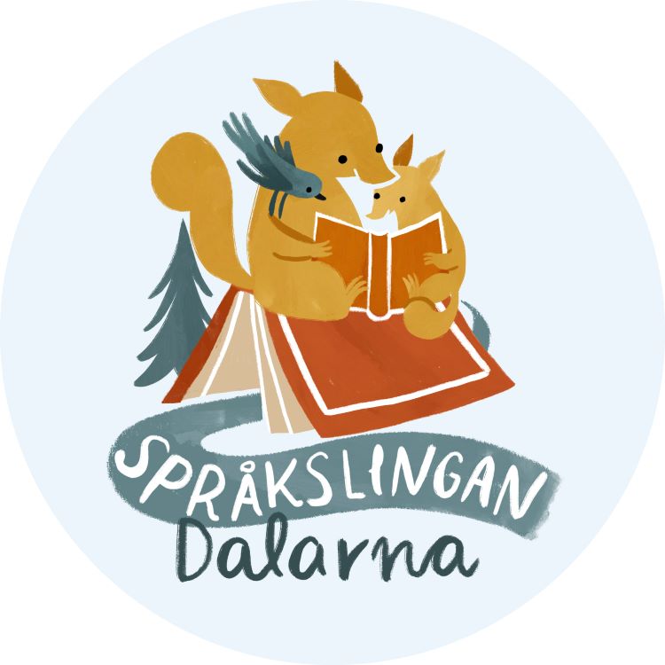 Logotyp för Språkslingan Dalarna.