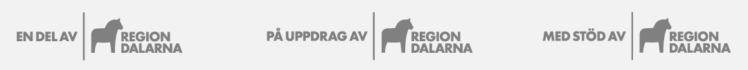 Region Dalarnas logotyper f&ouml;r samverkan och finansiering